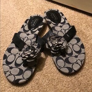 Coach flip flops
